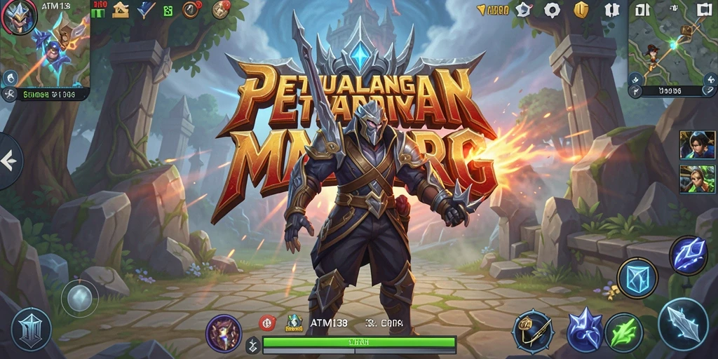 Tangkapan layar menunjukkan aksi seru dalam permainan MMORPG ATM138.