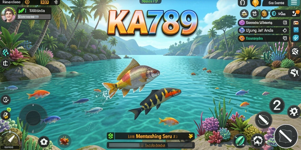 Gameplay KA789 menampilkan aksi memancing yang mendebarkan dan menyenangkan.