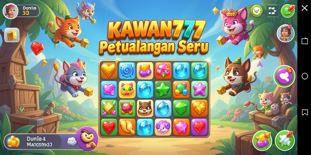 Tampilan gameplay KAWAN777 yang memukau dan seru.
