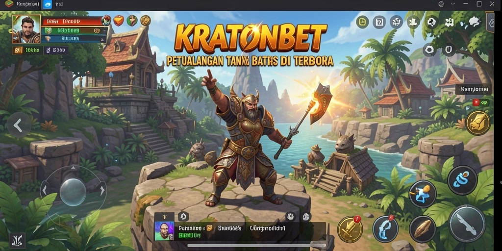 Tampilan gameplay KRATONBET yang menakjubkan dalam dunia terbuka.