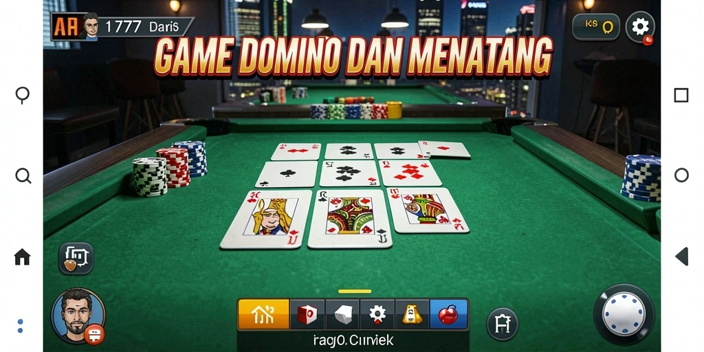 Tampilan gameplay seru dalam L777 yang menampilkan aksi Domino.