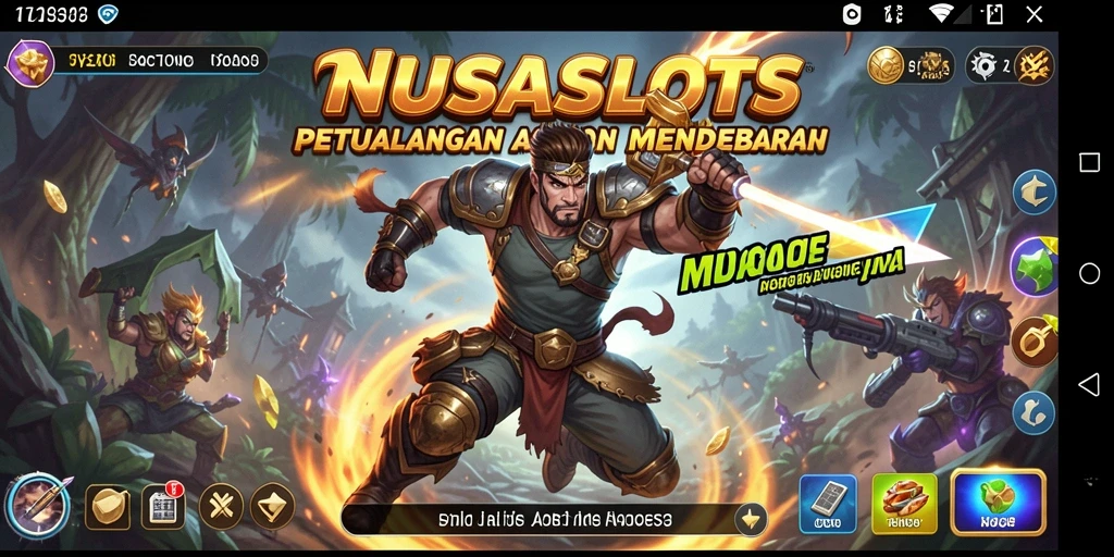 Screenshot gameplay NUSASLOTS yang menampilkan aksi mendebarkan.