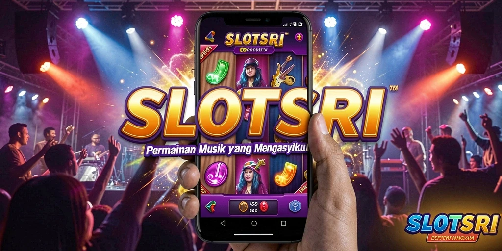 Screenshot SLOTSRI menampilkan gameplay yang energik dengan musik yang menggugah.