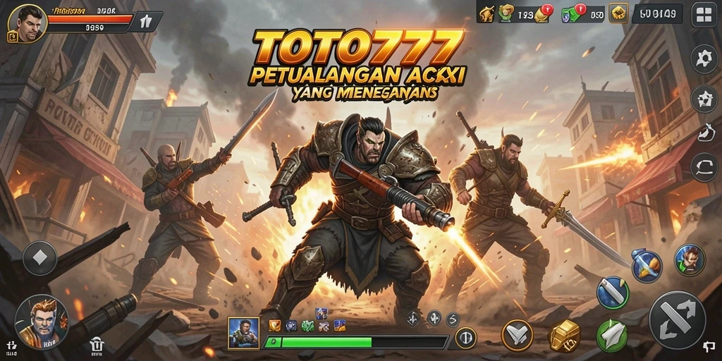 Tampilan gameplay seru dari TOTO777 dengan aksi mendebarkan.