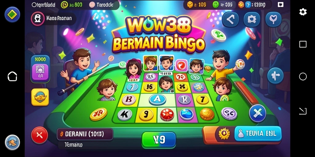 Tampilan gameplay Bingo yang menarik dan interaktif di WOW388.